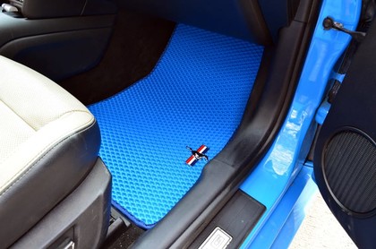 Ворсовые коврики на Ford Mustang VI 2013 - 2023 в Барнауле