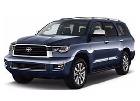 Ворсовые коврики на Toyota Sequoia II 2007 - 2022 в Барнауле