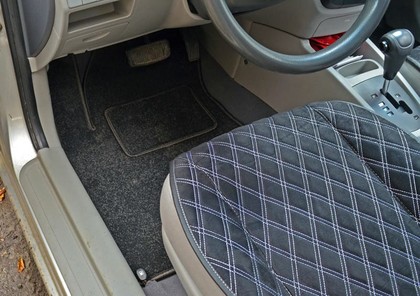 Ворсовые коврики на KIA Cerato I 2004 - 2008 в Барнауле