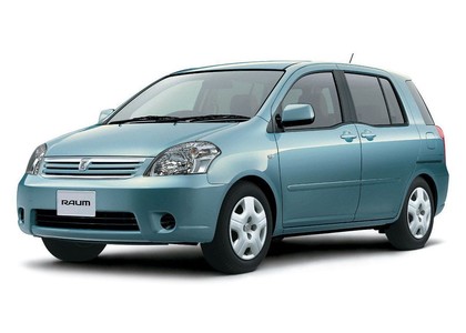 Ворсовые коврики на Toyota Raum II 2003 - 2011 в Барнауле
