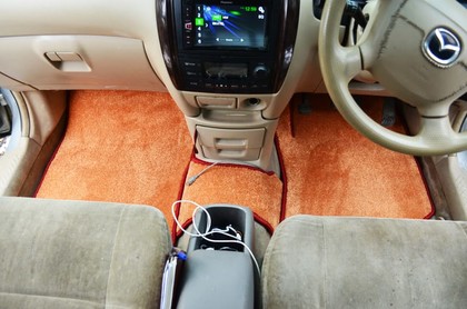 Ворсовые коврики на Mazda Premacy I 1999 - 2005 в Барнауле