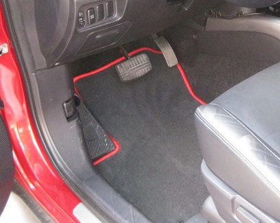 Ворсовые коврики на Mitsubishi Outlander XL 2005 - 2013 в Барнауле