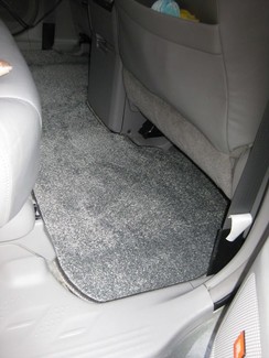 Ворсовые коврики на Toyota Highlander II 2007 - 2013 в Барнауле