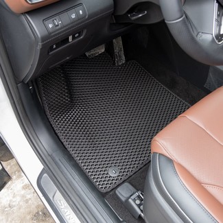 Ворсовые коврики на Hyundai Santa Fe IV рестайлинг 2020 - 2025 в Барнауле