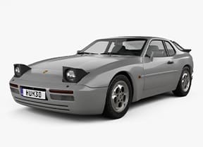 Ворсовые коврики на Porsche 944 1981 - 1991 в Барнауле