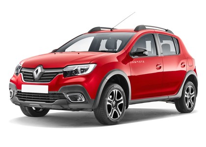 Ворсовые коврики на Renault Sandero II 2014 - 2025 в Барнауле