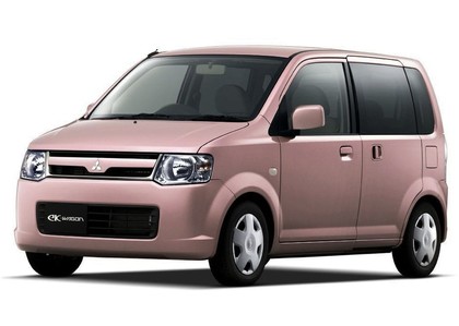 Ворсовые коврики на Mitsubishi eK Wagon II 2006 - 2013 в Барнауле