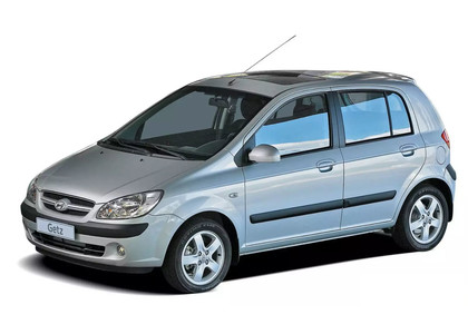 Ворсовые коврики на Hyundai Getz 2002 - 2011 в Барнауле