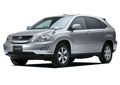 Ворсовые коврики на Toyota Harrier II 2003 - 2013 в Барнауле