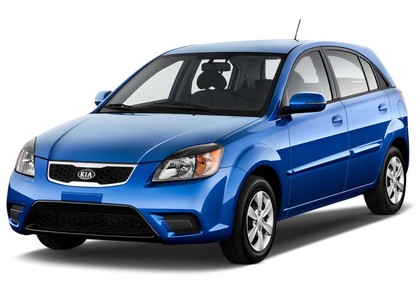 Ворсовые коврики на KIA Rio II 2005 - 2011 в Барнауле