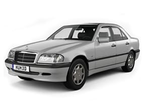 Ворсовые коврики на Mercedes C (W202) 1993 - 2000 в Барнауле
