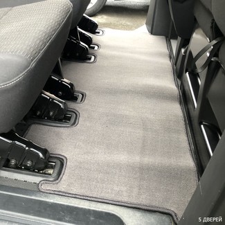 Ворсовые коврики на Volkswagen Caravelle (T6.1) 2019 - 2024 в Барнауле