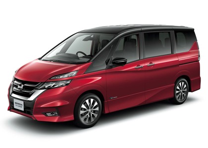 Ворсовые коврики на Nissan Serena (C27) E-Power 2016 - 2022 в Барнауле