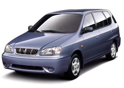 Ворсовые коврики на KIA Carens I 1999 - 2006 в Барнауле