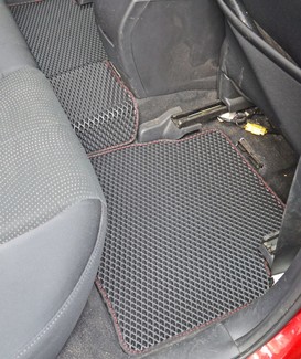Ворсовые коврики на Mazda 6 2007 - 2012 в Барнауле
