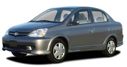 Ворсовые коврики на Toyota Echo 1999 - 2006 в Барнауле