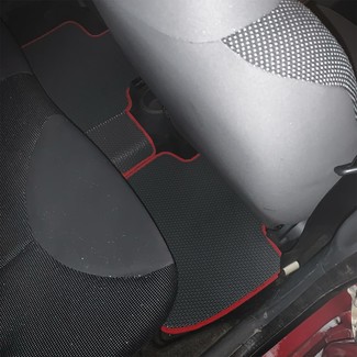 Ворсовые коврики на Peugeot 107 2005 - 2015 в Барнауле