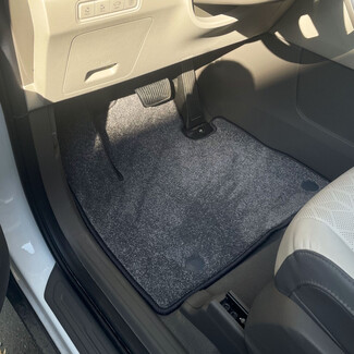 Ворсовые коврики на KIA Carnival IV 7 мест с оттоманками 2020&nbsp;-&nbsp;2026 в Барнауле