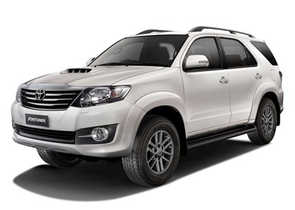 Ворсовые коврики на Toyota Fortuner I 2004 - 2015 в Барнауле