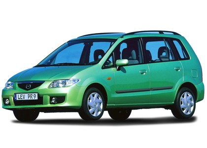 Ворсовые коврики на Mazda Premacy I 1999 - 2005 в Барнауле