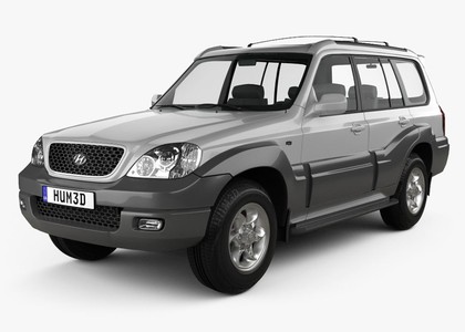 Ворсовые коврики на Hyundai Terracan 2001 - 2008 в Барнауле