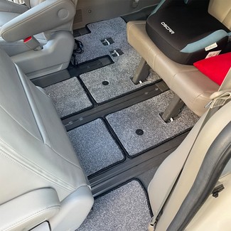 Ворсовые коврики на KIA Carnival III 2014 - 2021 в Барнауле