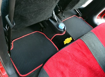 Ворсовые коврики на Chevrolet Aveo I 2002 - 2012 в Барнауле