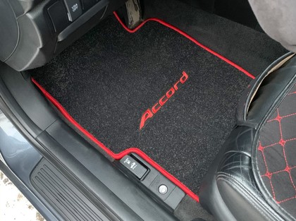 Ворсовые коврики на Honda Accord VII 2002 - 2008 в Барнауле