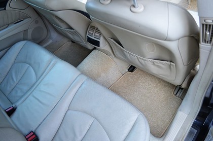 Ворсовые коврики на Mercedes E (W211) 2002 - 2009 в Барнауле