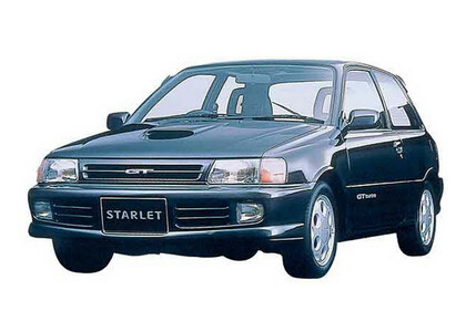 Ворсовые коврики на Toyota Starlet (P80) 1989 - 1995 в Барнауле