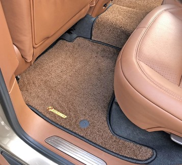 Ворсовые коврики на Porsche Cayenne II 2010 - 2018 в Барнауле