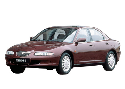 Ворсовые коврики на Mazda Xedos 6 1992 - 2000 в Барнауле