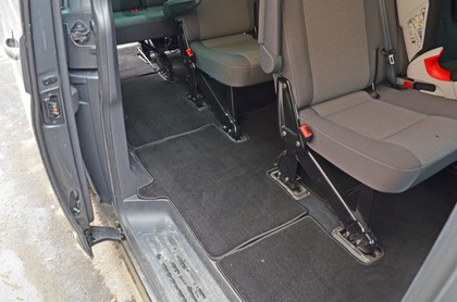 Ворсовые коврики на Volkswagen Caravelle (T5) 2003 - 2015 в Барнауле