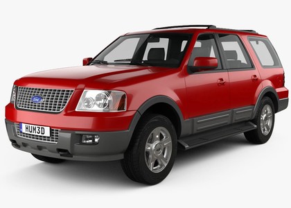 Ворсовые коврики на Ford Expedition II 2002 - 2006 в Барнауле