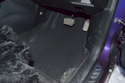 Ворсовые коврики на Mazda Axela I 2003 - 2009 в Барнауле