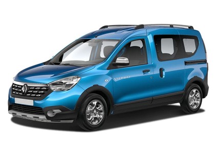 Ворсовые коврики на Renault Dokker Stepway 2018 - 2025 в Барнауле