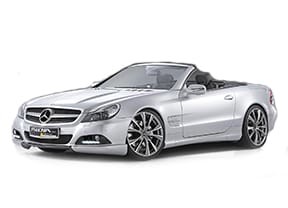 Ворсовые коврики на Mercedes SL (R230) 2001 - 2011 в Барнауле