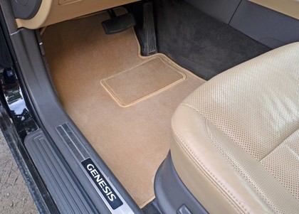 Ворсовые коврики на Hyundai Genesis I 2008 - 2014 в Барнауле