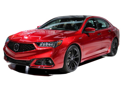 Ворсовые коврики на Acura TLX II 2020 - 2025 в Барнауле