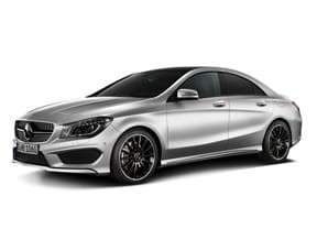 Ворсовые коврики на Mercedes CLA (C117) 2013 - 2019 в Барнауле