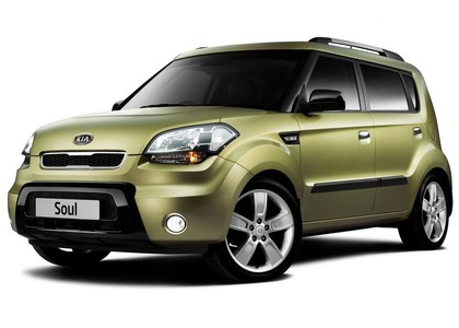 Ворсовые коврики на KIA Soul I 2009 - 2013 в Барнауле