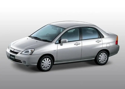 Ворсовые коврики на Suzuki Aerio I 2001 - 2004 в Барнауле