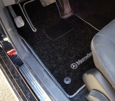 Ворсовые коврики на Mercedes GLK (X204) 2008 - 2015 в Барнауле