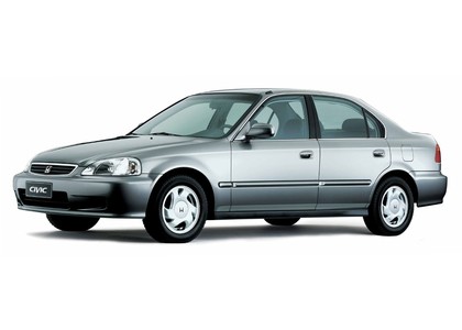 Ворсовые коврики на Honda Civic VI 4d 1995 - 2002 в Барнауле