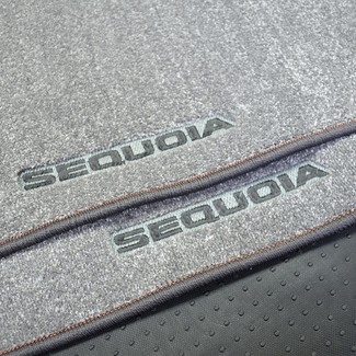 Ворсовые коврики на Toyota Sequoia II 2007 - 2022 в Барнауле