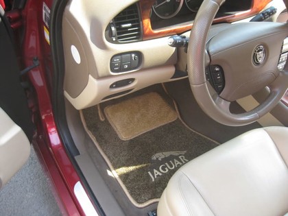 Ворсовые коврики на Jaguar S-Type 1998 - 2008 в Барнауле