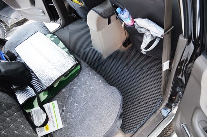 Ворсовые коврики на Mitsubishi Pajero Sport I 1998 - 2009 в Барнауле