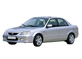 Ворсовые коврики на Mazda 323 1998 - 2003 в Барнауле