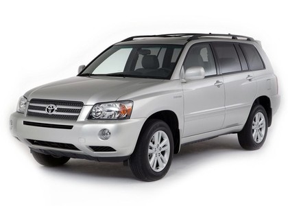 Ворсовые коврики на Toyota Highlander I 2001 - 2007 в Барнауле