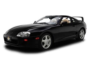 Ворсовые коврики на Toyota Supra (A80) 1993 - 2002 в Барнауле